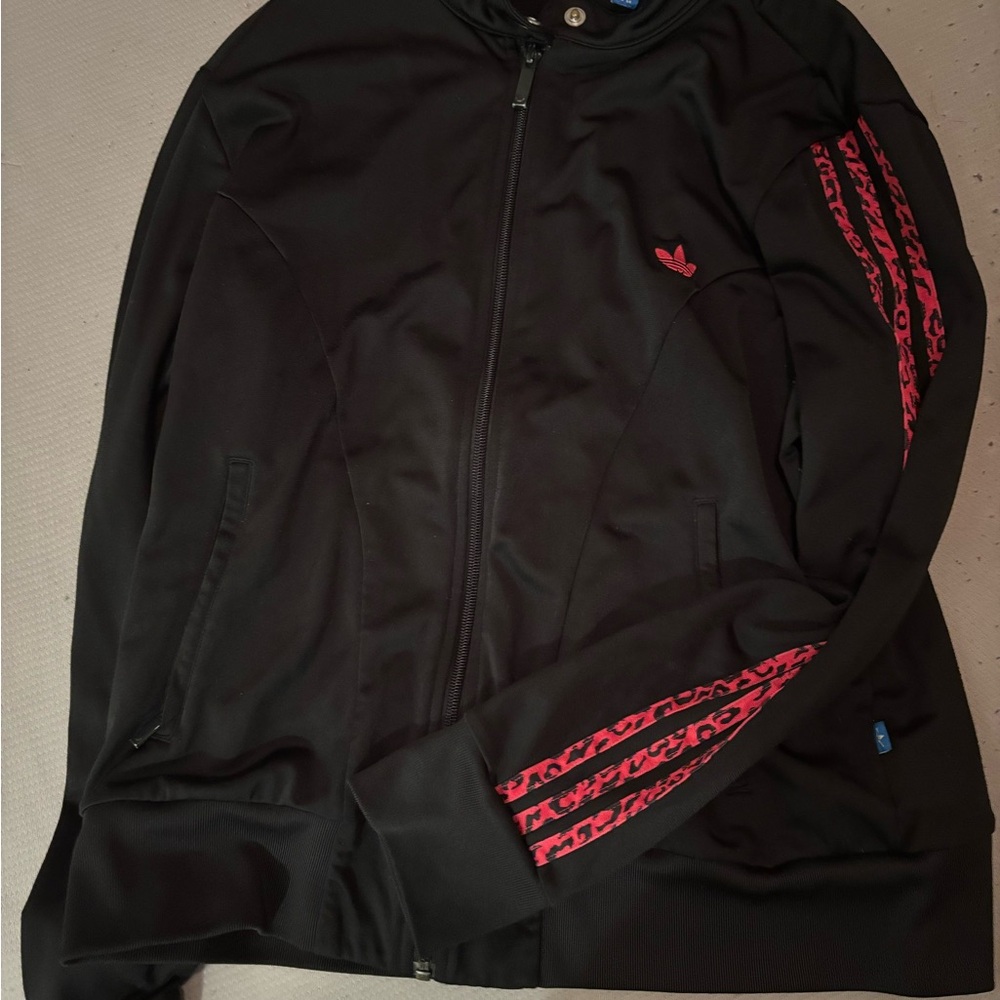 Adidas Black/Pink Long Sleeve